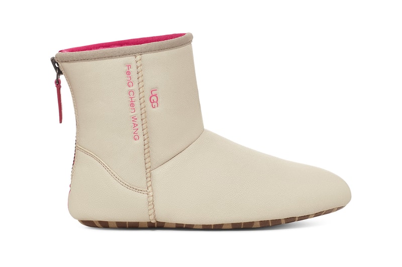 Feng Chen Wang Reveals Deconstructed 3-in-1 UGG Boots for FW21 LVMH prize sandals bucket hat slides snowboard boots scok liner uggplush summer winter footwear collection release info available online 