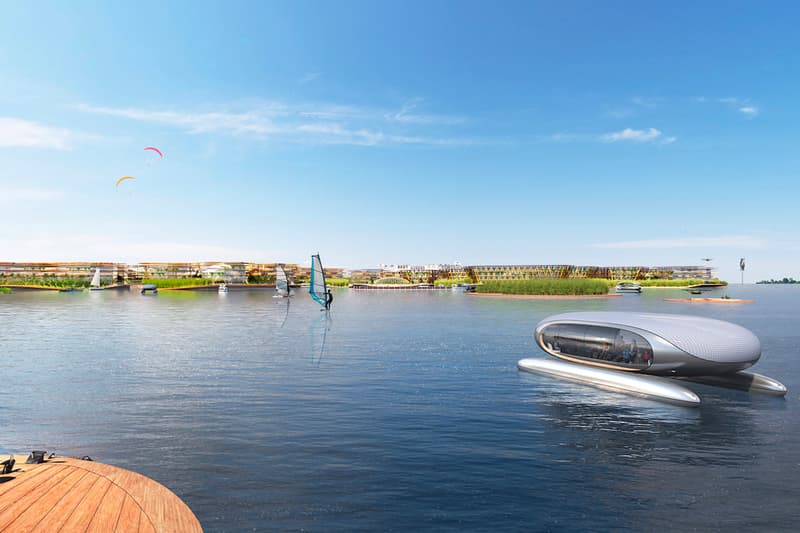 The World's First Floating City Is Set to Arrive in 2025 bjarke Ingels Group united nations south kroea busan modular islands villages coastal rising sea levels future category 5 hurrican resistant news