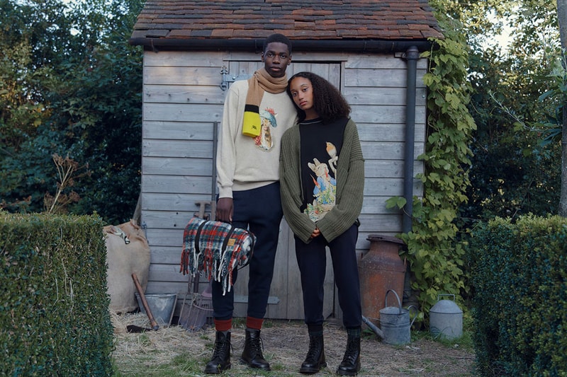 UNIQLO JW Anderson collaboration lline fw21 fall winter 2021 friday december 3 british heritage meets lifewear urban suburb jonathan anderson beatrix potter peter rabbit womens mens unisex tartan benjamin bunny yen release info