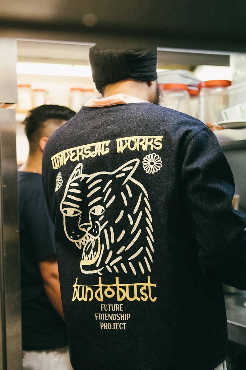 Universal Works x Bundobust x HIP Collaboration release info Indian street food uniform