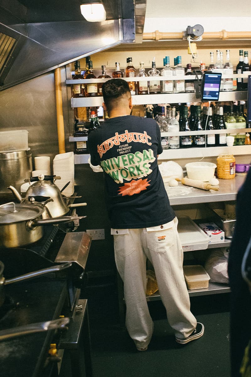 Universal Works x Bundobust x HIP Collaboration release info Indian street food uniform