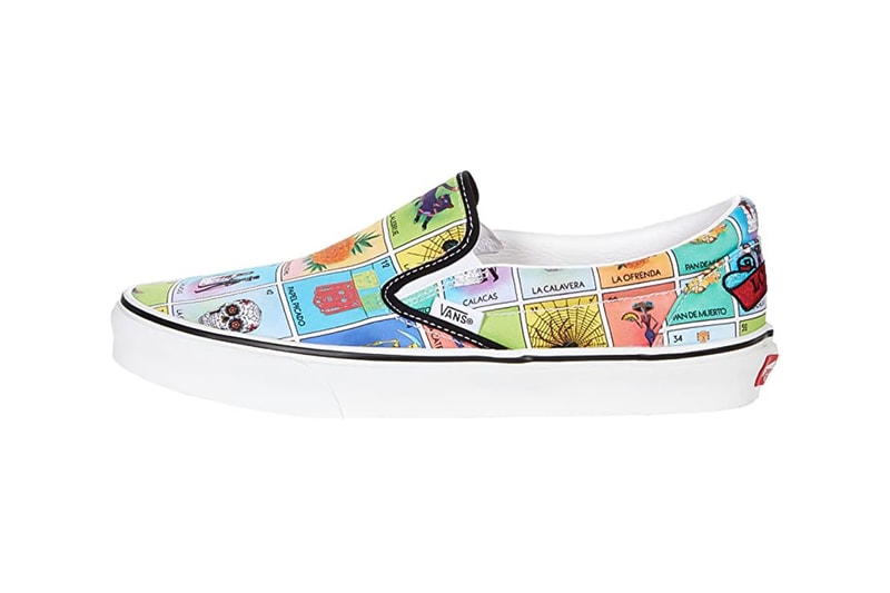 Vans "Loteria" Collection Release Info sneaker footwear Día de los Muertos festival canvas leather blackk white blue