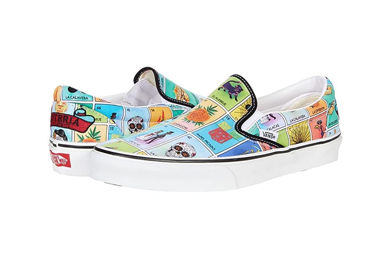 Vans "Loteria" Collection Release Info sneaker footwear Día de los Muertos festival canvas leather blackk white blue