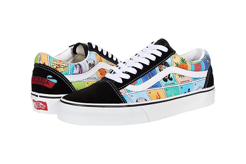 Vans "Loteria" Collection Release Info sneaker footwear Día de los Muertos festival canvas leather blackk white blue