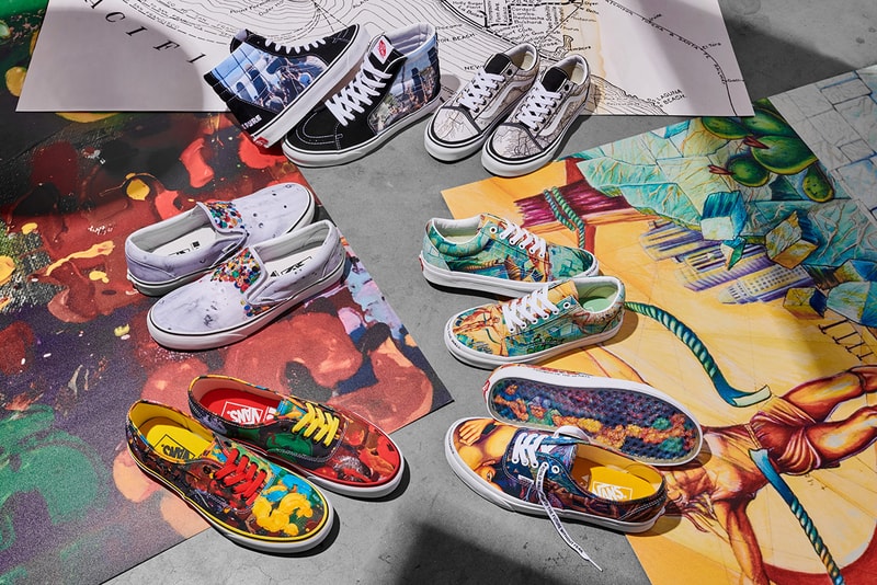 vans moca los angeles la california Judy Baca Brenna Youngblood Frances Stark sk8-hi old skool classic slip on authentic release information