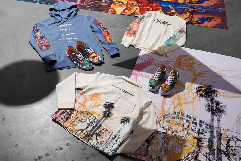 vans moca los angeles la california Judy Baca Brenna Youngblood Frances Stark sk8-hi old skool classic slip on authentic release information