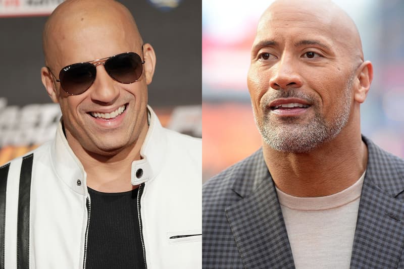 Vin Diesel Publically Asks Dwayne Johnson to Return for 'Fast and Furious' Sequel the rock hobbs jason statham hobbs and shaw 