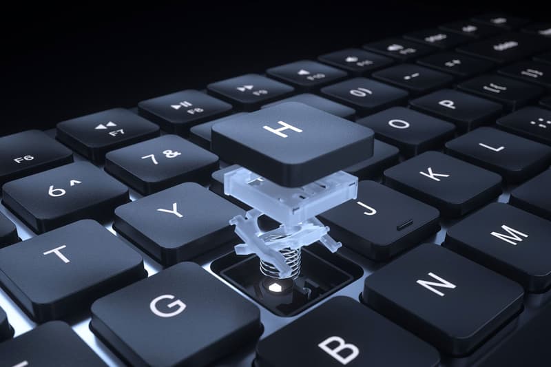 Vissles LP85 Ultra-Thin Optical-Mechanical RGB Keyboard kickstarter tech