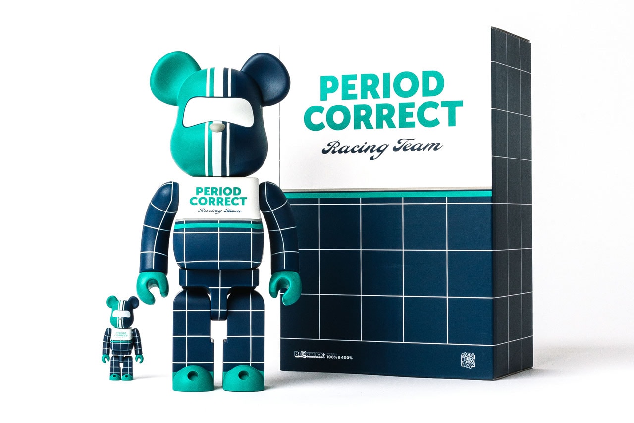 Period Correct and Medicom Toy Team Up for a Race-Inspired BE@RBRICK Design 