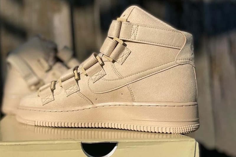 First Look Sneak Preview Billie Eilish X Nike Air Force 1 High Mushroom Color Nike Collaboration Announcement Details