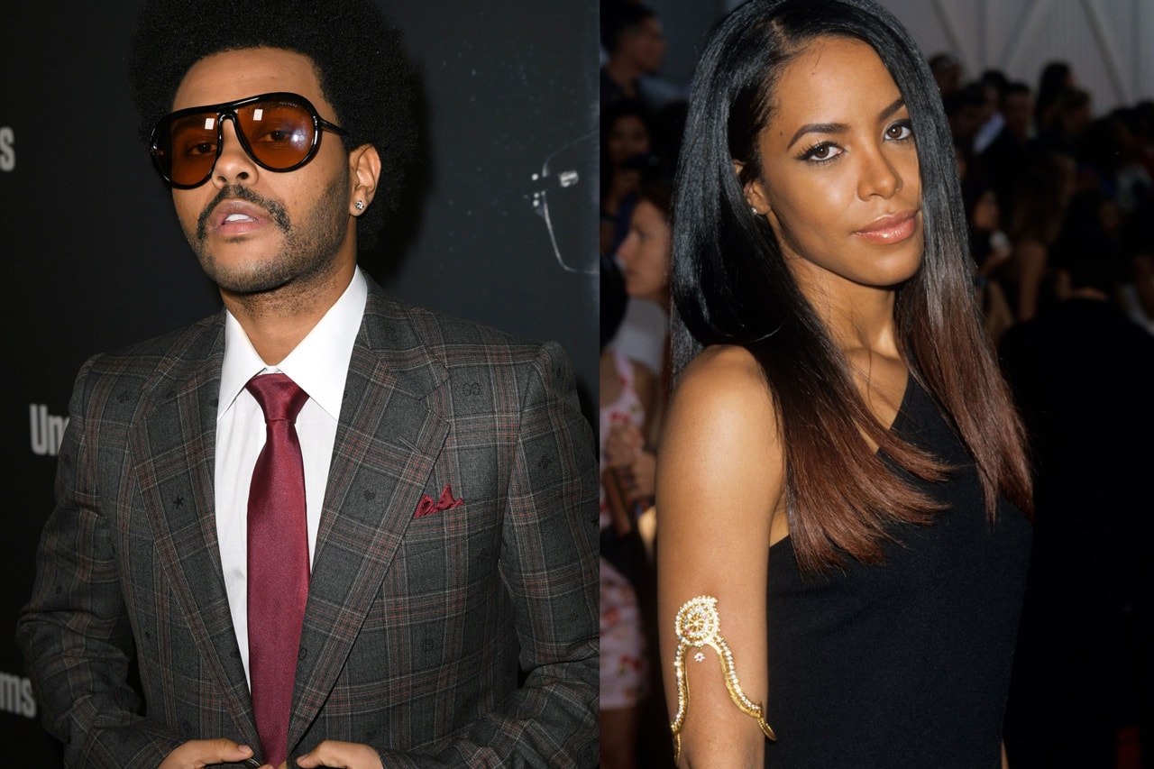 The Weeknd Aaliyah Collaboration Posthumous Album Report Claims Poison Single Details Background Records