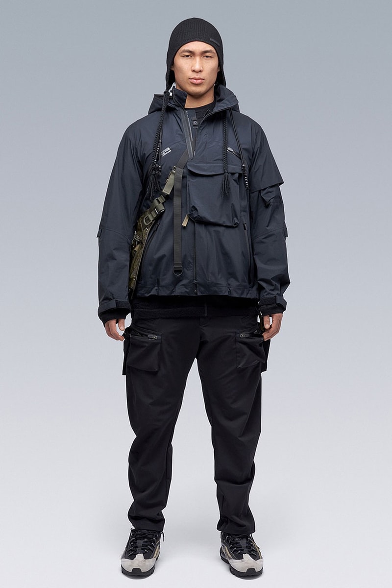 ACRONYM Errolson Hugh 2L Gore-tex Paclite Plus Interops Jacket J1W-GTPL HBX Black Schwarzrot J1W-GTPL2L 