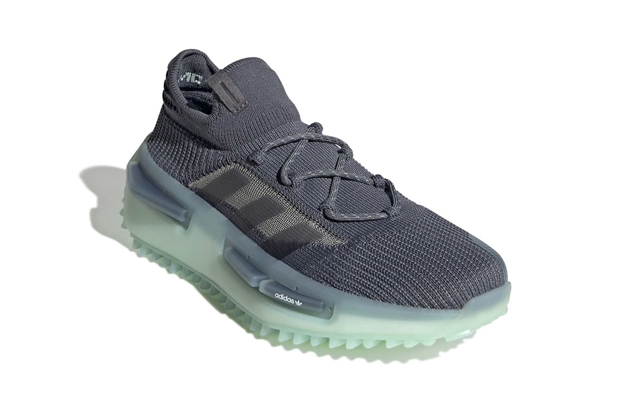 adidas nmd s1 grey green glow GZ9233 release date info store list buying guide photos price 