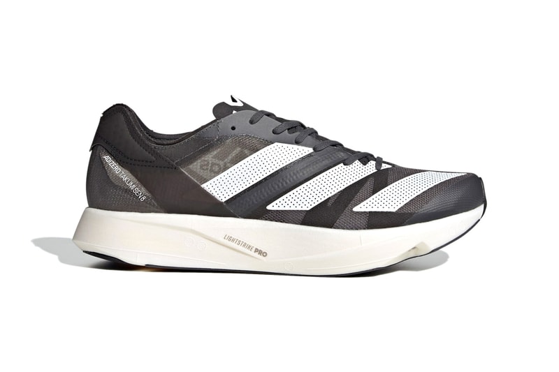 adidas Adizero Takumi Sen 8 Running Sneaker Info release when do they drop light strike pro black and white colorway