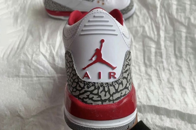 Air Jordan 3 Cardinal Red First Look Release Info ct8532-126 Date Buy Price 