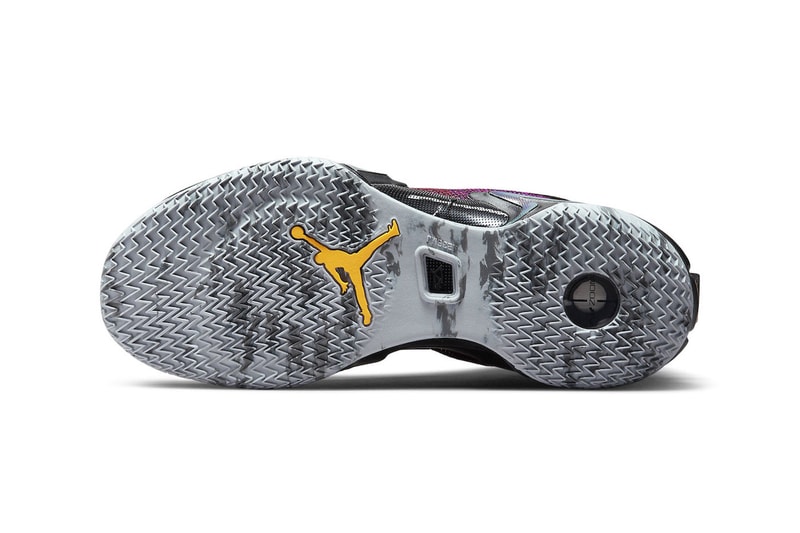 The Air Jordan 36 "Sunset" Has an Official Release Date DA9053-002 michael jordan jacquard leno-weave orange purple-black
