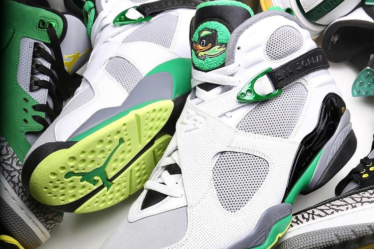 Oregon Ducks' Newest Air Jordan 8 PE is Revealed