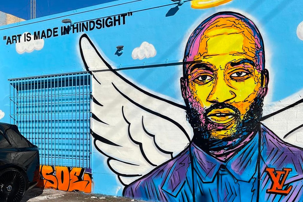 Alec Monopoly Honors Virgil Abloh With a Large Wall Mural in Miami