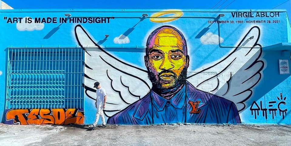 A painting of the fashion designer Virgil Abloh sold for $ 1 million