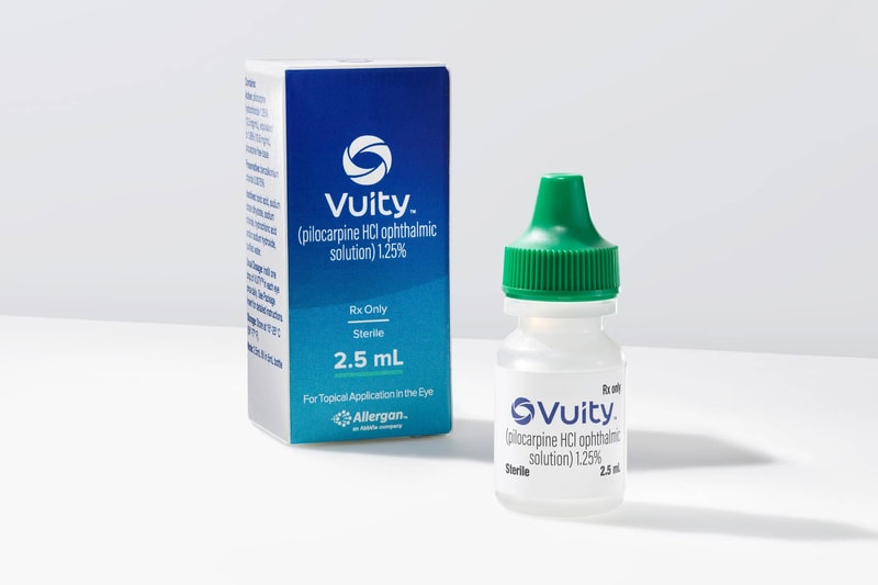 Allergan VUITY Presbyopia Treatment Eye Drops medicine reading glasses USA FDA U.S. Food and Drug Administration