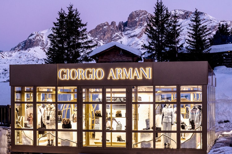 Giorgio Armani's Latest Winter Journey Takes Its Neve Collection to New Heights