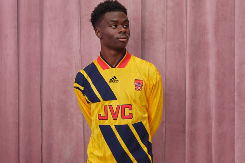 arsenal adidas originals ian wright bukayo saka dog 1993/94 equipment eqt release details buy cop purchase