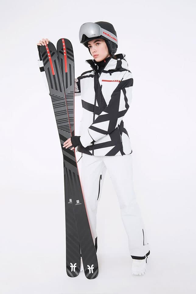 ASPENX Prada outerwear collection lookbook jackets outwear ski wear snowboarding 