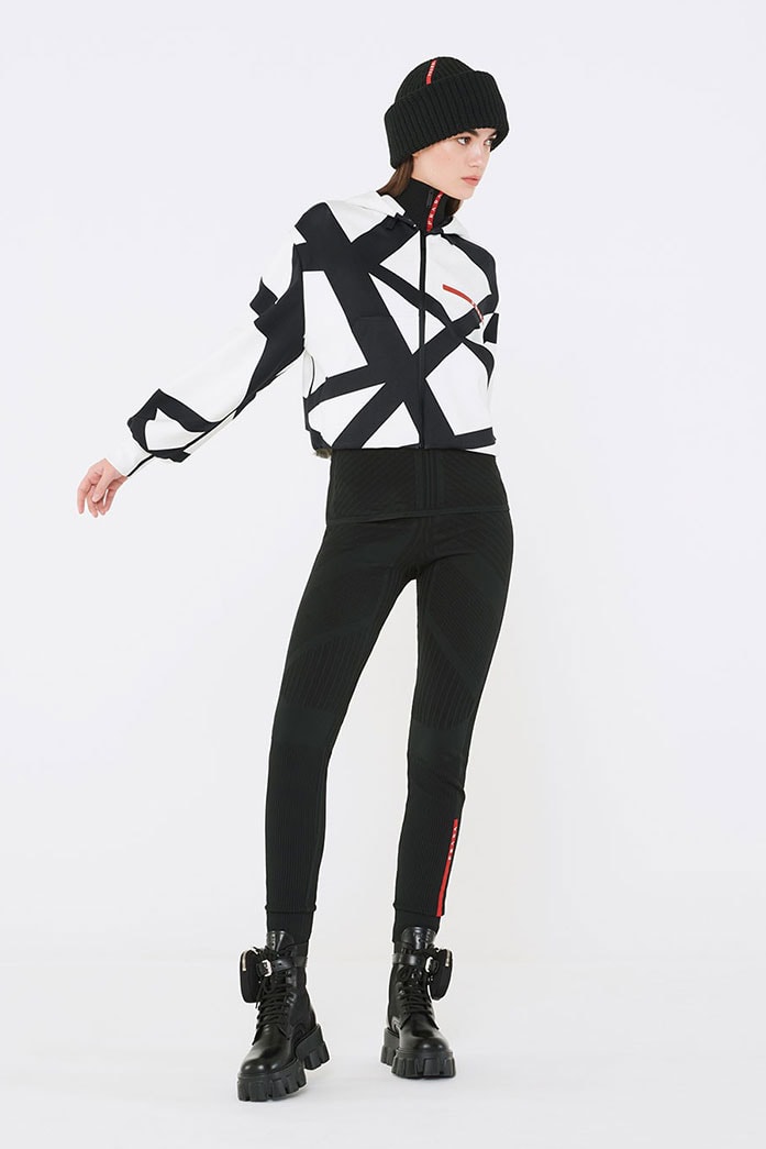 ASPENX Prada outerwear collection lookbook jackets outwear ski wear snowboarding 