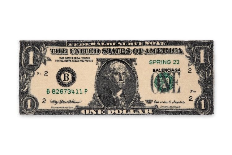 Balenciaga's Faux Fur One-Dollar Bill Scarf Costs... $2,950 USD