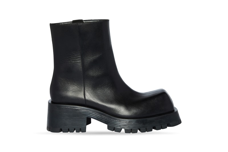 Balenciaga Men's Trooper Boot Black Derby Lace Up Release Information Demna