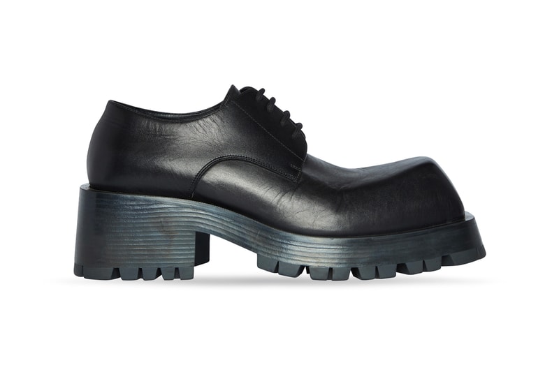 Balenciaga Men's Trooper Boot Black Derby Lace Up Release Information Demna