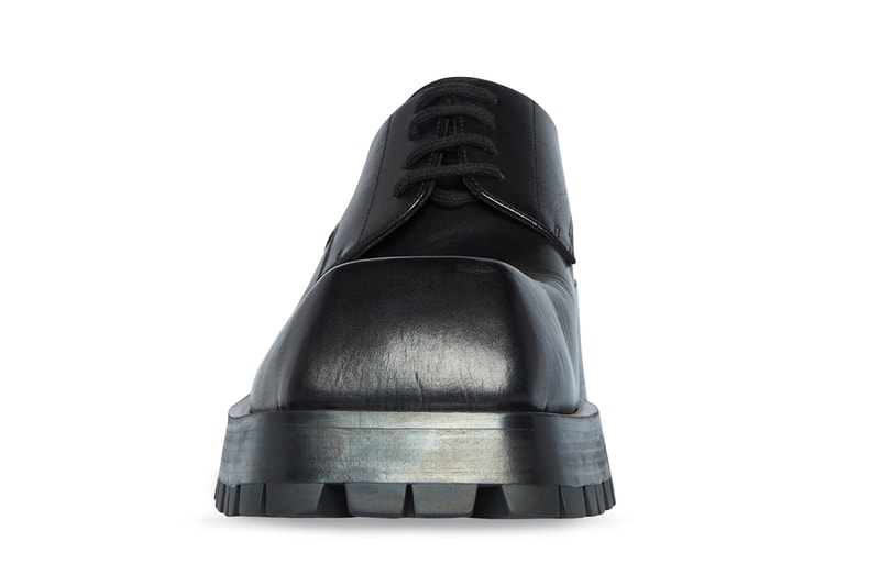 Balenciaga Men's Trooper Boot Black Derby Lace Up Release Information Demna