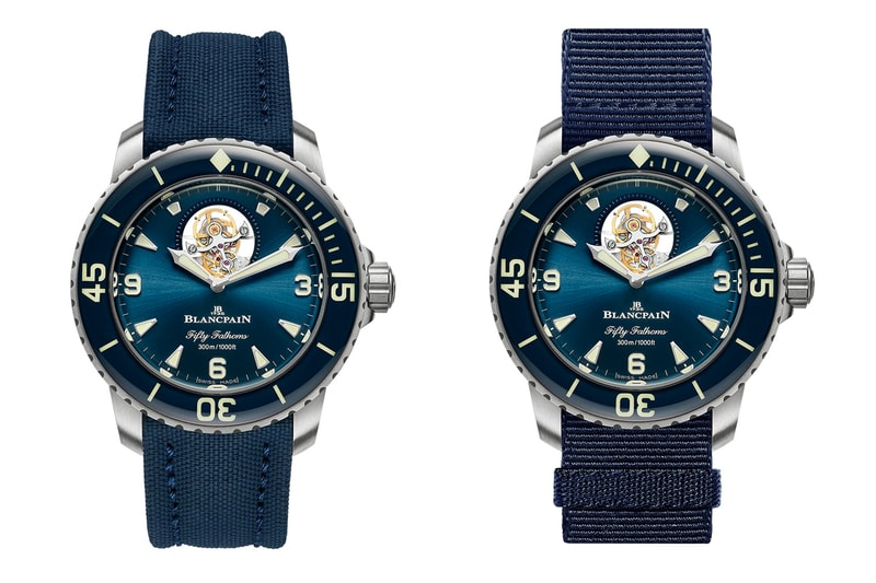 blancpain diver grade 23 titanium red gold fifty fathoms tourbillion 8 jours 25c movement watch accessories 