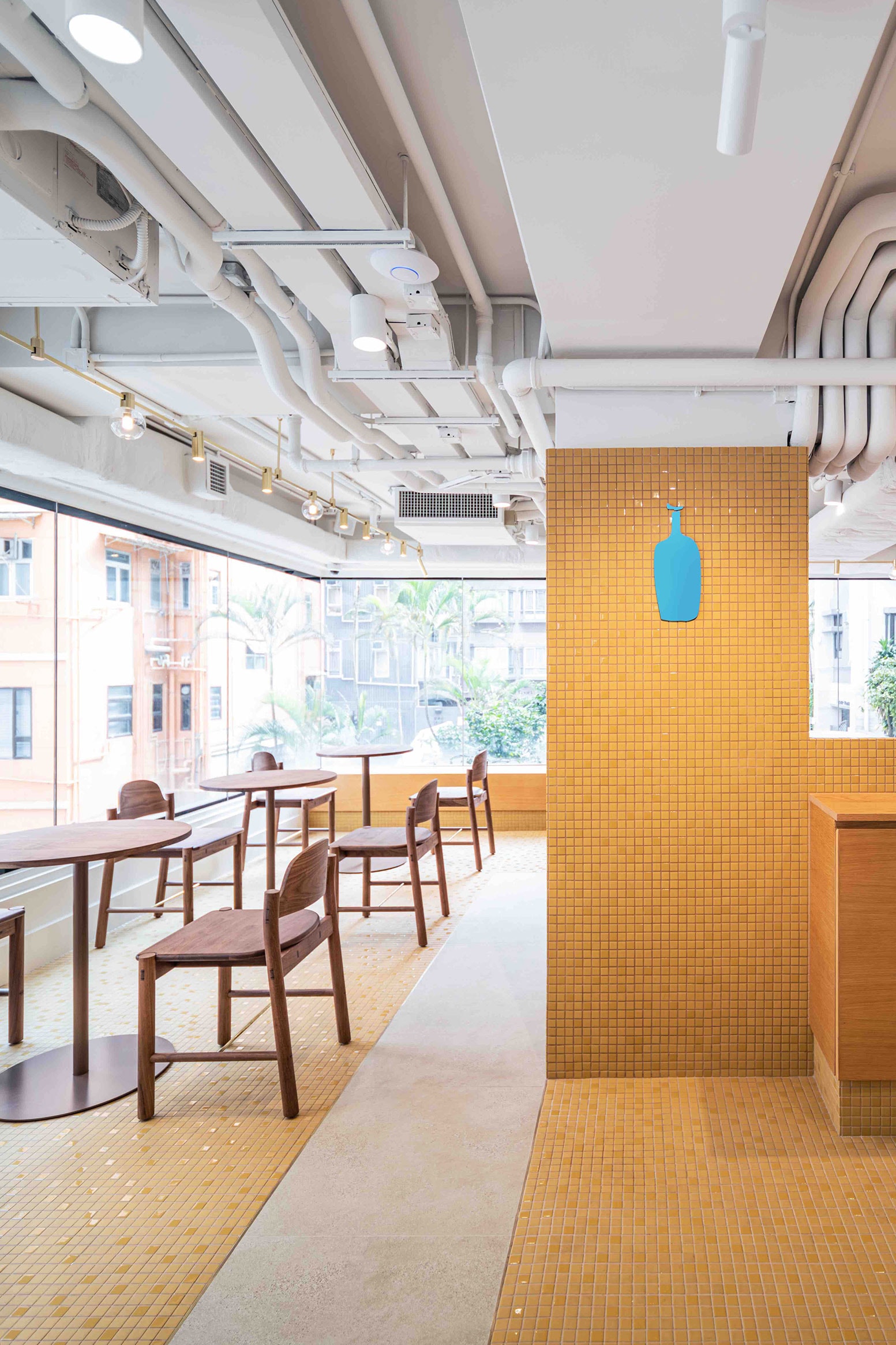 Blue Bottle Coffee wrkshp St. Francis Street, Wanchai  Hong Kong Opening Brunch cafe coffee Architecture