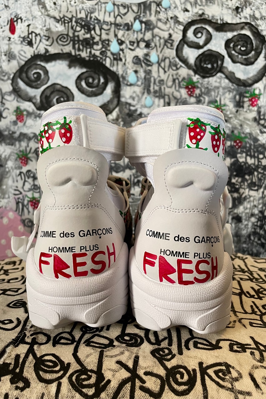 Brett Westfall for COMME des GARÇONS Collection Capsule Art Exhibition Artist "Signs of Life" Gallery Limited Edition Nike Air Carnivore Homme Plus