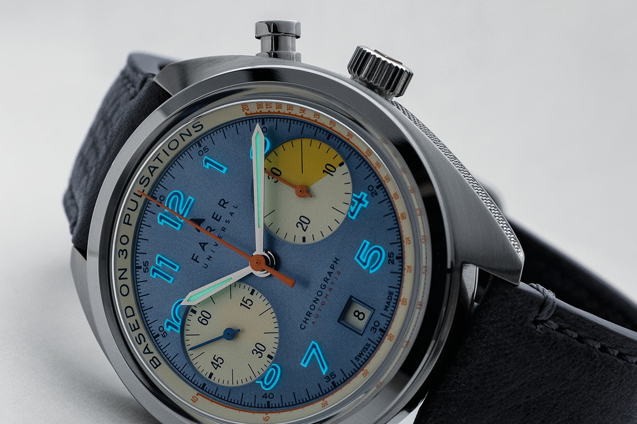 British Brand Farer Introduces Cobb Monopusher Chronograph