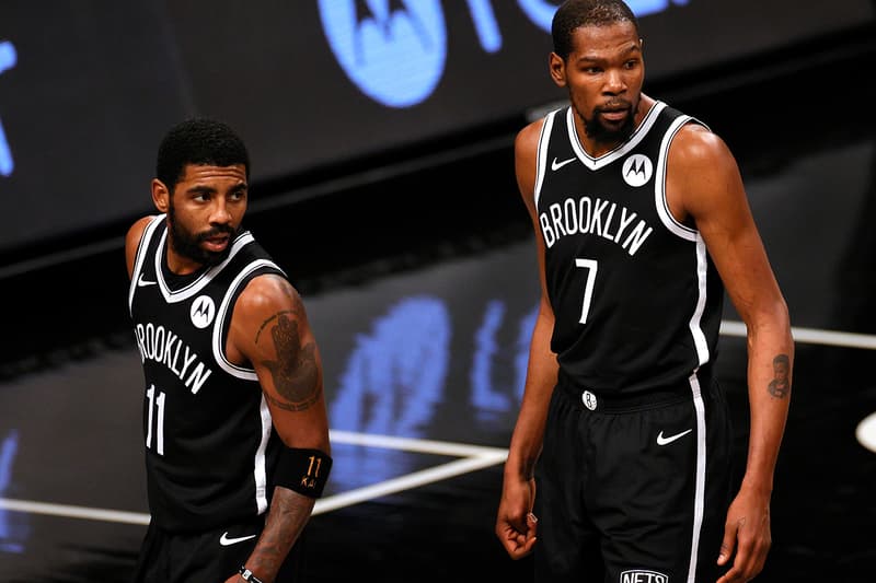 brooklyn nets Kyrie Irvin Kevin Durant Enter nba Health and Safety Protocols coronavirus covid 19 