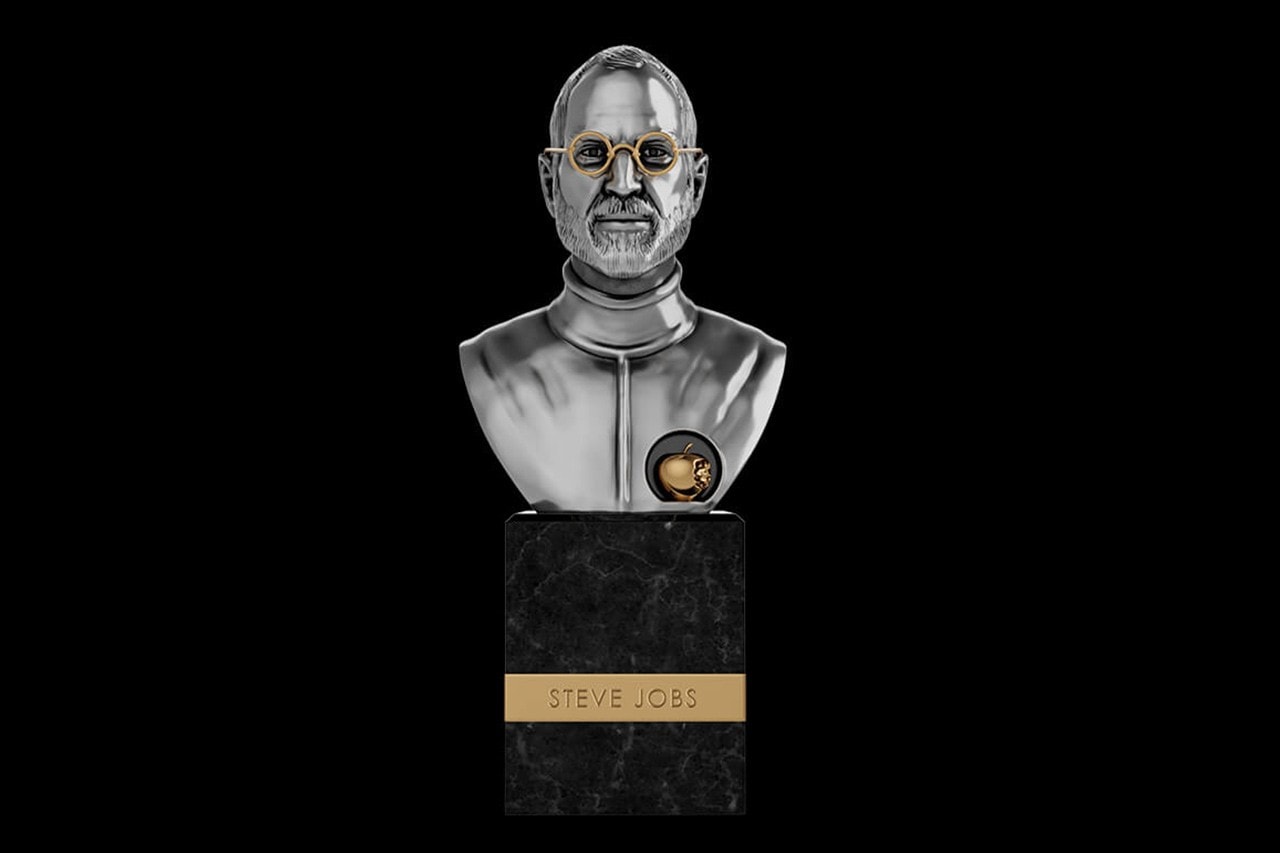 Caviar Limited-Edition iPhone 13 Pro "iPhone 2G" and Steve Jobs Bust tech collectibles Apple custom gold silver titanium