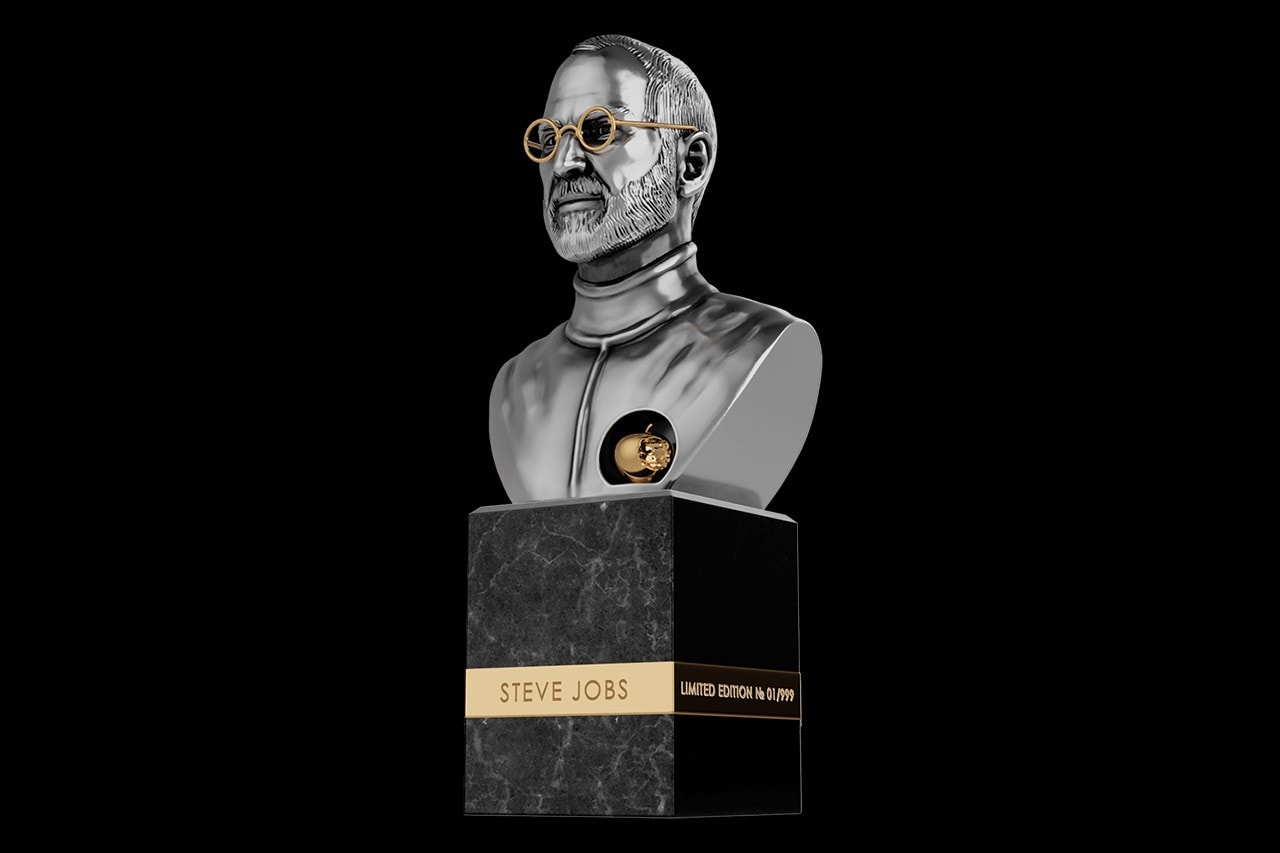 Caviar Limited-Edition iPhone 13 Pro "iPhone 2G" and Steve Jobs Bust tech collectibles Apple custom gold silver titanium