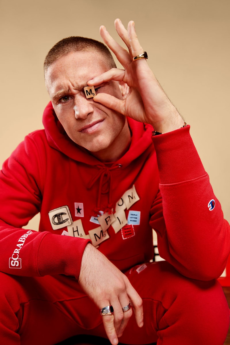 champion athleticwear hasbro gaming new merch merchandise collection exclusive limited edition apparel footwear accessories scrabble monopoly twister candyland