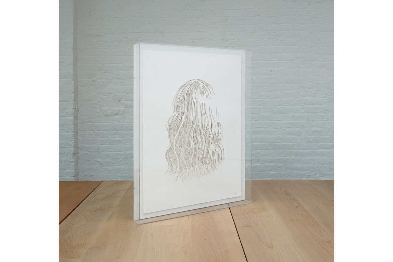 CJ Hendry 'Blonde' Cut Paper Art NFT OpenSea