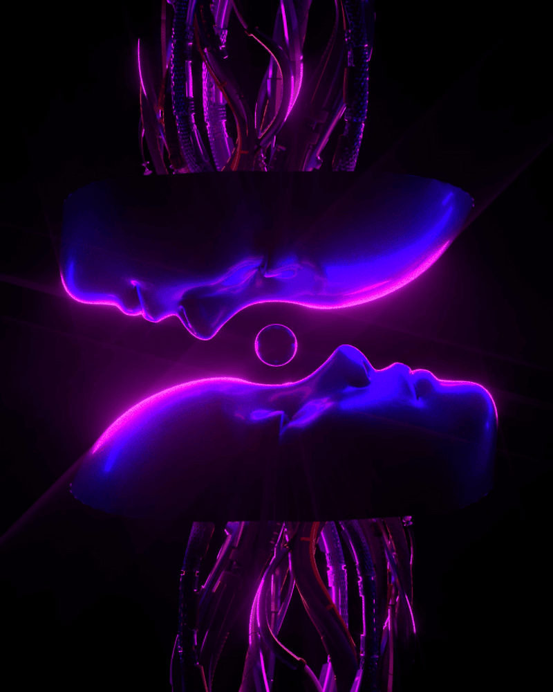 digital artist nft technology tech metaverse crypto cryptocurrency collection artist designer animation