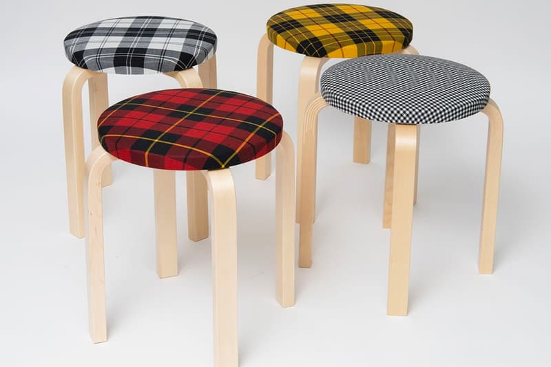 Comme des GARÇONS x Artek Stool 60 Chair 66 Collaboration Rei Kawakubo Alvar Aalto Release Information