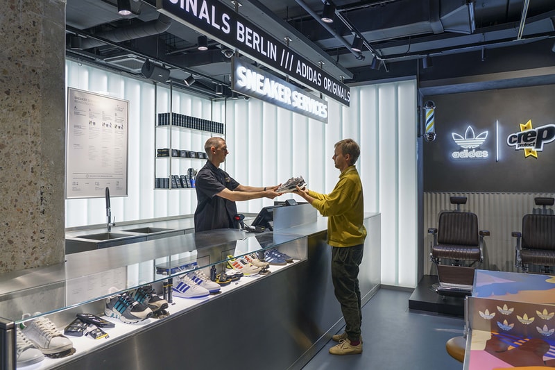 Crep Protect Opens Berlin Sneaker Cleaning Service Adidas store flagship when does it open