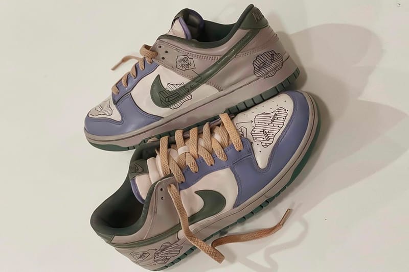 Daniel Arsham Showcases a Pair of Custom "Quartz Crystal" Nike Dunk Lows