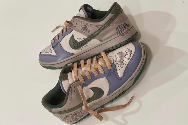 Daniel Arsham Showcases a Pair of Custom "Quartz Crystal" Nike Dunk Lows