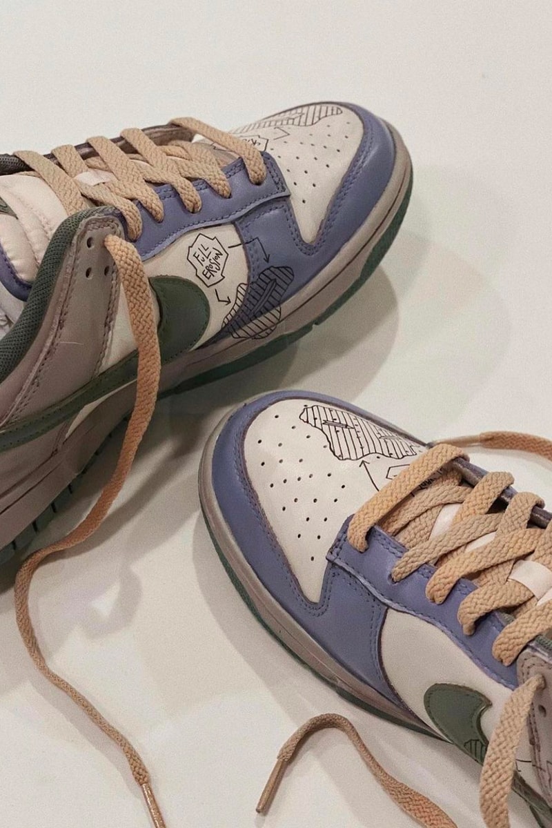 Andrew Chiou Daniel Arsham-Inspired Custom Nike Dunk Lows