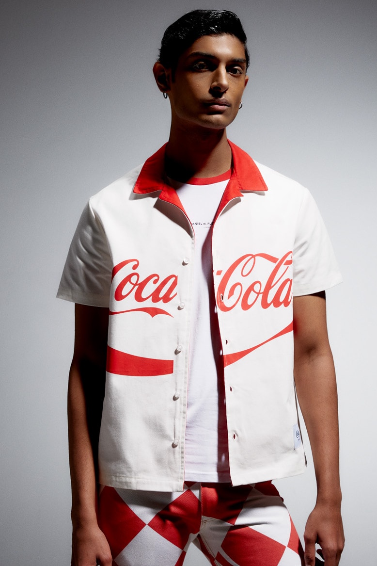 DANIEL w. FLETCHER x Coca-Cola 1971 Campaign Collaboration Release Information Lookbook '70s Inspirations London Emerging Designer Next In Fashion Netflix