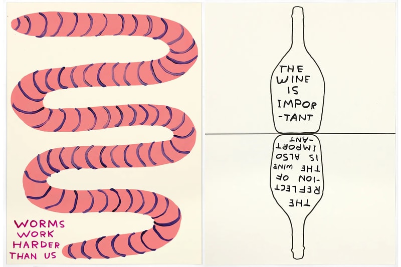 david shrigley ruinart collaboration art basel miami