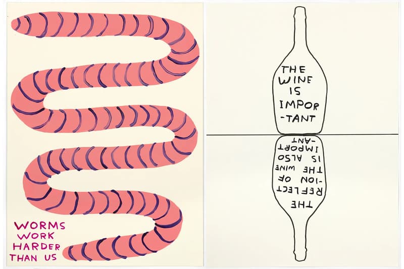 david shrigley ruinart collaboration art basel miami